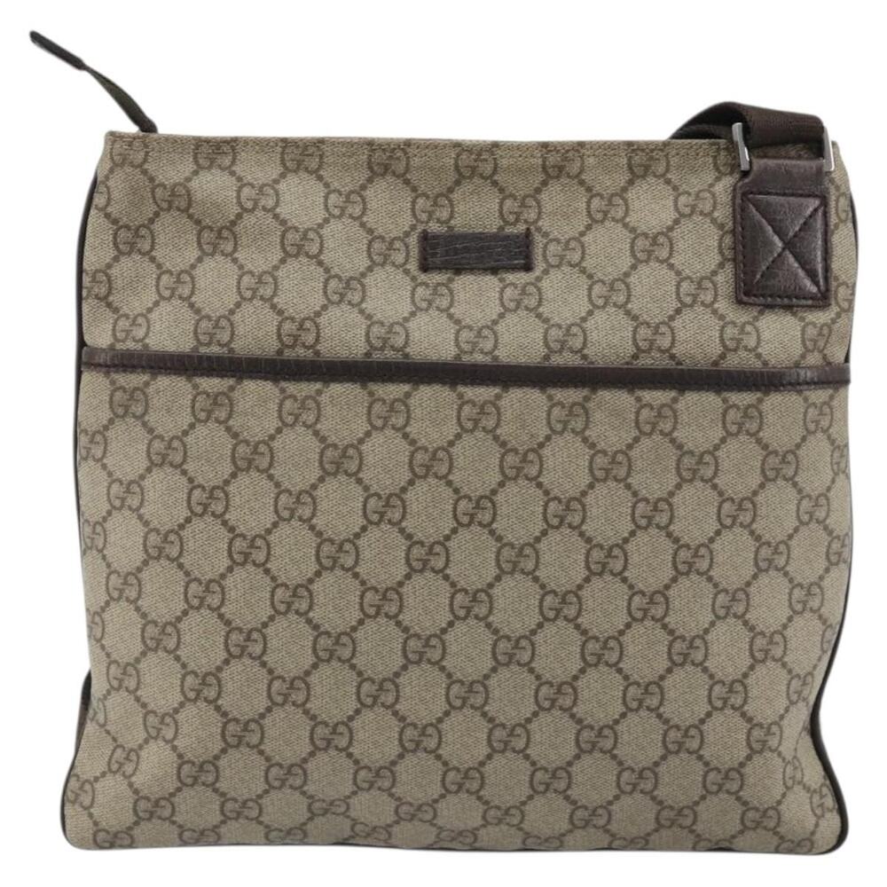 Gucci GG Supreme Shoulder Bag Beige